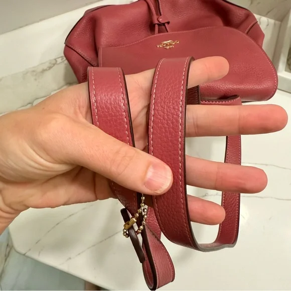 NEW Coach Elle backpack in Rosewood pink - Picture 5 of 15